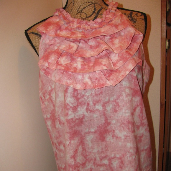 Razorback Linen and Rayon Top (Marina Cuna) - Picture 1 of 8